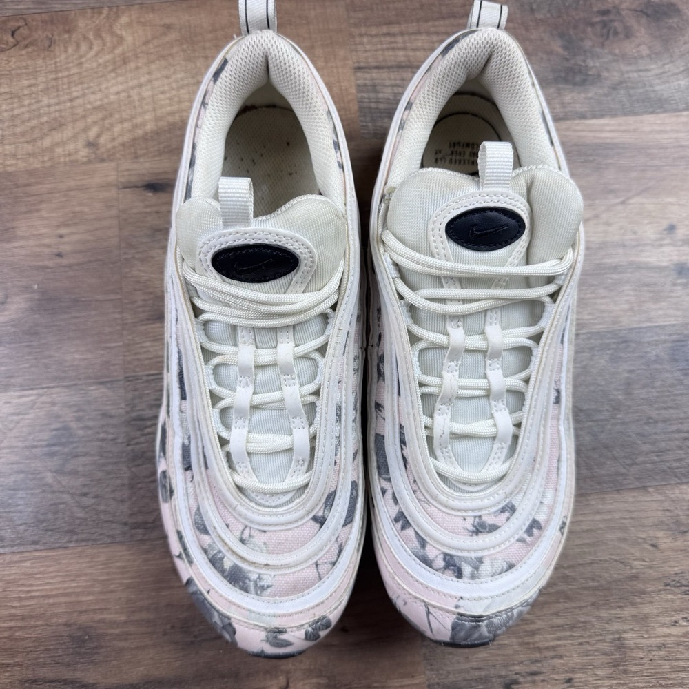 Nike Air Max 97 Women's Sz 8 Running Shoes Pink Soft Floral Sneaker BV6119-600